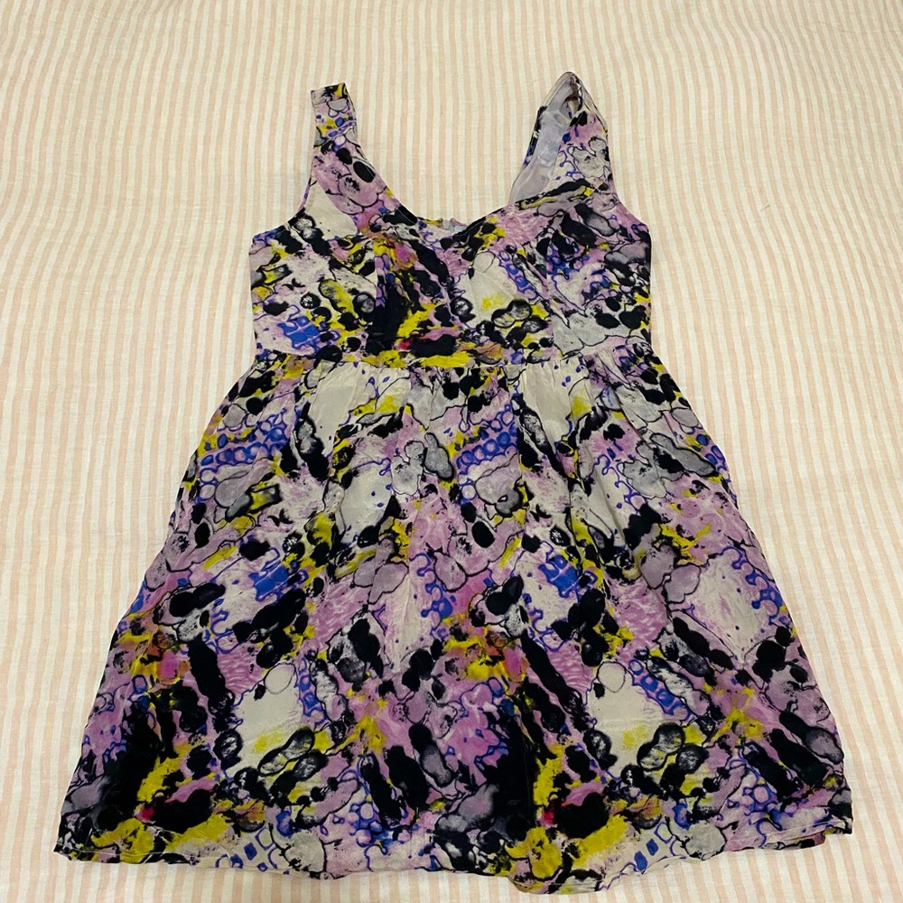 Urban Outfitters “Silence + Noise” Silk Mini Dress, size M